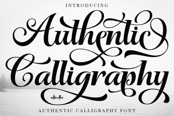 Authentic Calligraphy: A Font for Crafting with Soul
