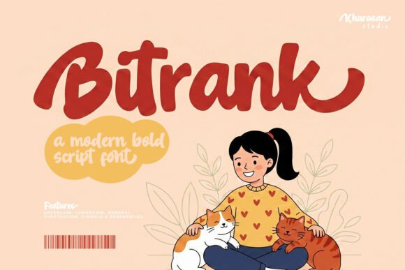 Bitrank: A Script Font That Breathes Life into Editorial Design