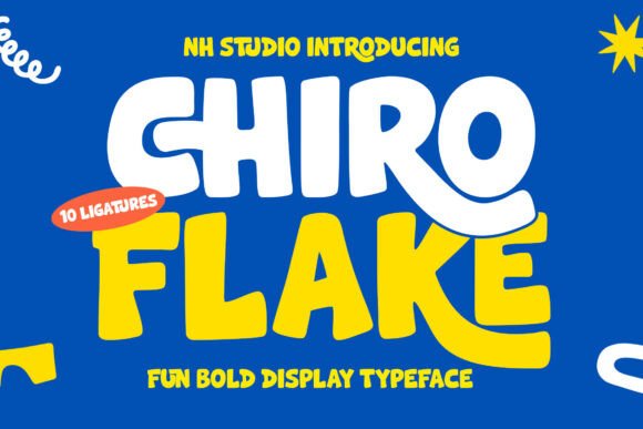 Chiro Flake: A Bold Font for Creative Crafters