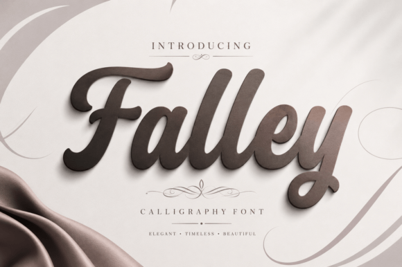 Falley: A Script Font for Editorial Elegance