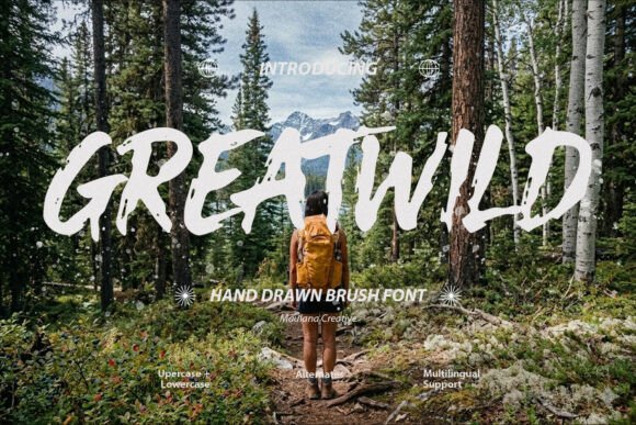 Greatwild: A Bold Script Font for Digital Design