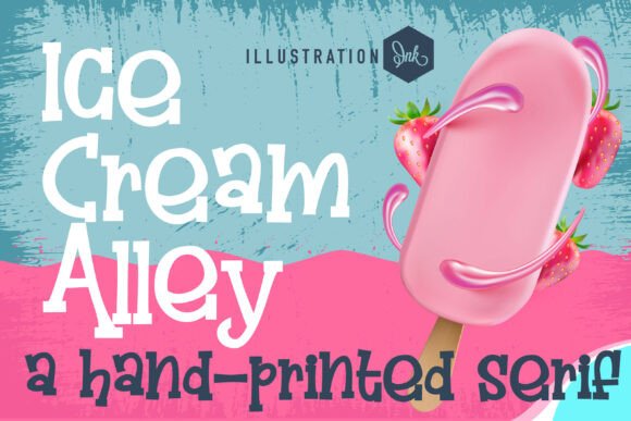 Ice Cream Alley Family: A Font That Elevates Your Brand