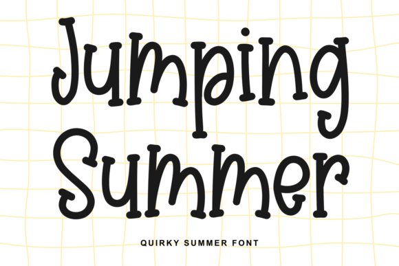 Jumping Summer: A Playful Script for Editorial Design
