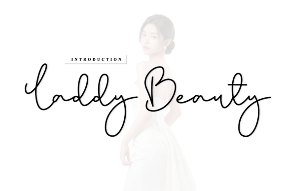 Laddy Beauty: A Script Font with Rhythm and Readability