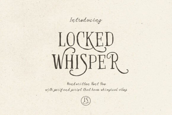 Locked Whisper: A Font That Adds Soul to Digital Design