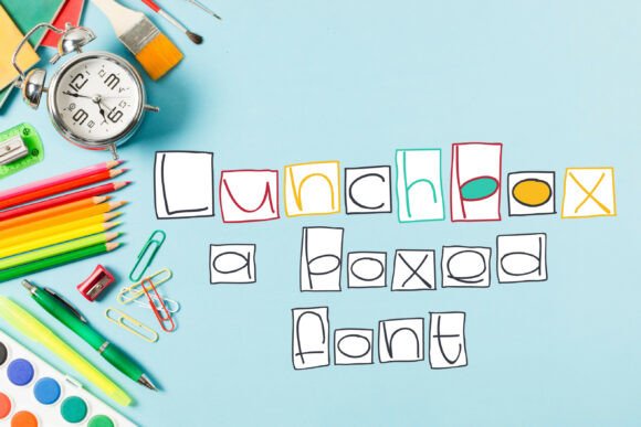 Lunchbox Family: A Font That Adds Nostalgia to Your Campaigns