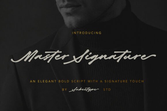 Master Signature: A Handwritten Font for Professional Branding
