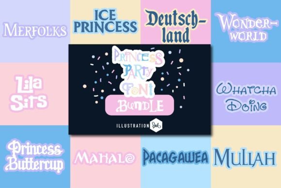 Princess Party Font for Branding Projects