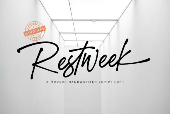 Restweek: A Script Font with a Warm, Handcrafted Feel