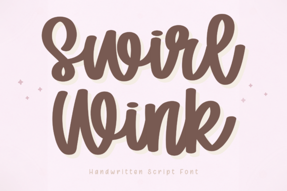 Swirl Wink: A Font That Brings Warmth to Branding