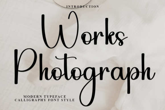 Works Photograph: A Script Font That Adds Character to Your Web Design