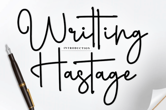 Writting Hastage: A Timeless Handwritten Font for Editorial Design